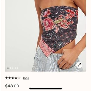FREE PEOPLE ONE RAYA BANDANA TOP